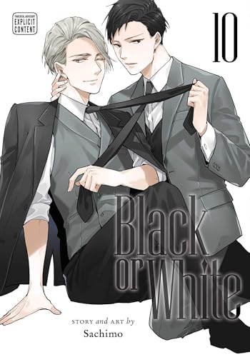 Two men in suits, one pulling the other's tie, on a manga cover.