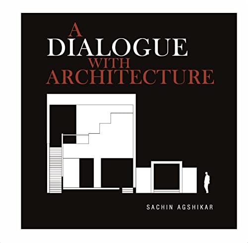 Book cover: "A Dialogue with Architecture" featuring a building’s blueprint.