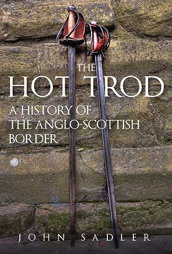 Book cover: crossed swords against a stone wall, title "The Hot Trod.