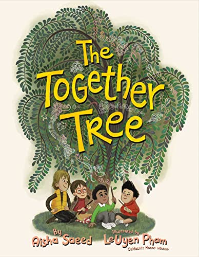Children sit beneath a large, leafy tree on a book cover.