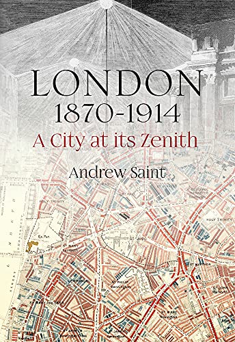 Book cover: “London 1870-1914” with a map background and bold title.