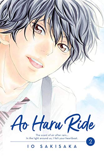 Manga volume cover with two young people and blue text, "Ao Haru Ride.