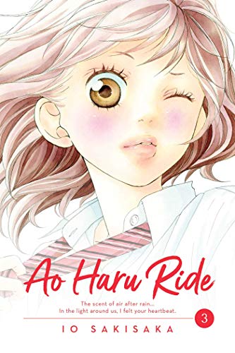 Manga cover featuring a close-up of a girl with light hair winking.