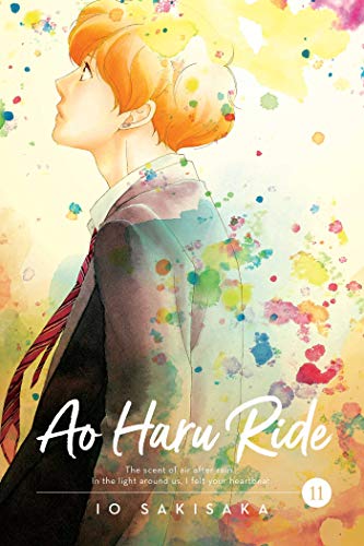 Manga volume 11 cover with a boy looking up into colorful splashes.