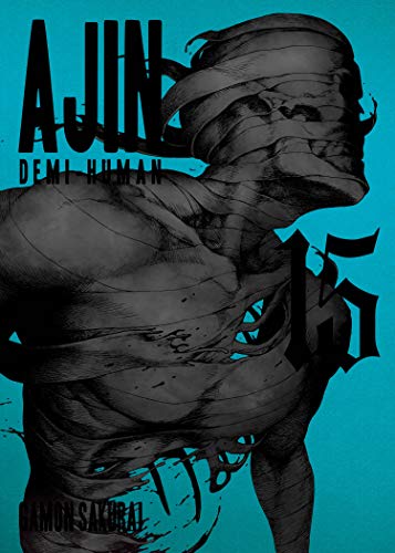 Black and white manga cover depicting a bandaged, muscular figure.