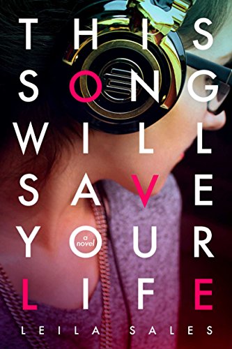 Book cover: person with headphones, bold title "This Song Will Save Your Life".