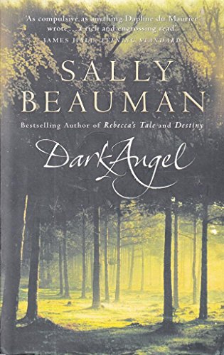 Book cover for "Dark Angel" by Sally Beauman, featuring a dark forest.