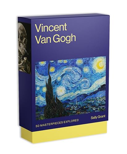 Book cover featuring Van Gogh’s “Starry Night” and a skull sketch.