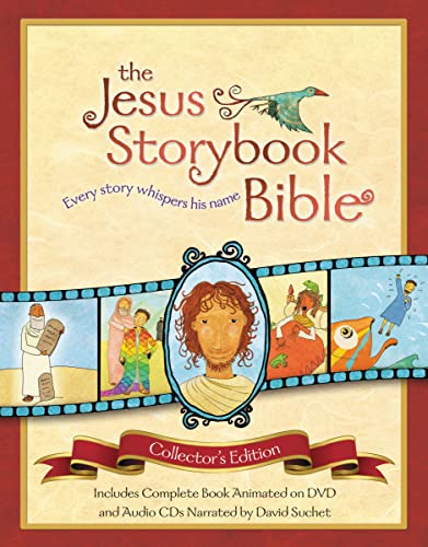 Cover of "The Jesus Storybook Bible Collector's Edition" with illustrations.