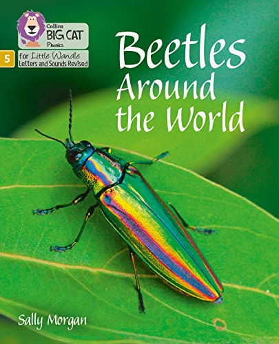 Book cover featuring a vibrant, iridescent beetle on a green leaf.
