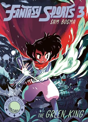 Book cover: boy with green energy, cityscape, and fantasy creatures.