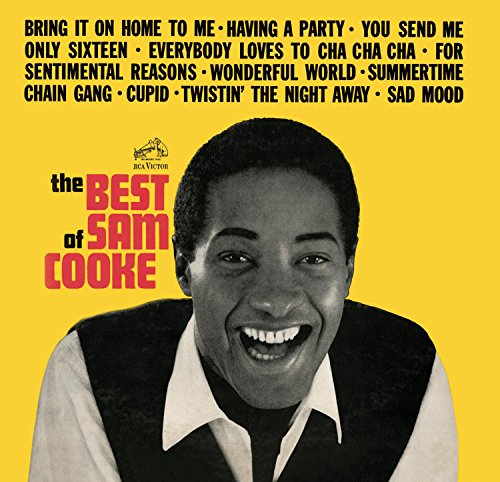Sam Cooke’s “The Best Of” CD cover with a smiling portrait.