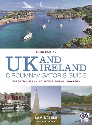 Book cover: “UK and Ireland Circumnavigator’s Guide” with coastal scenes.