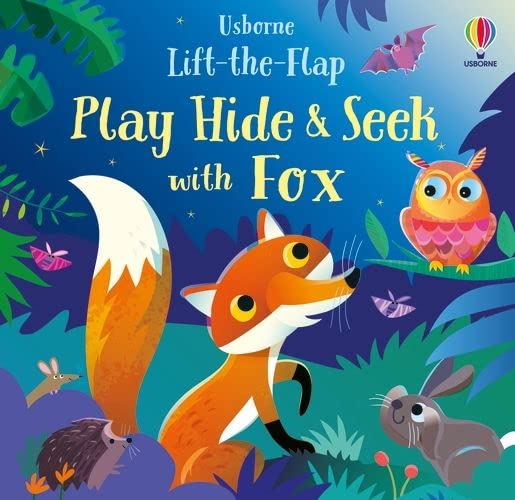 Lift-the-flap book cover with fox, owl, and other woodland creatures.