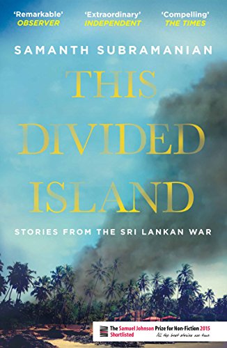 Book cover: "This Divided Island," stories from the Sri Lankan War.