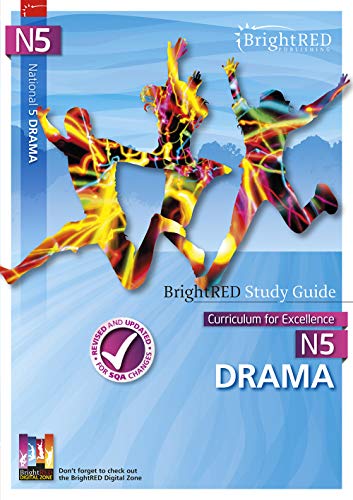 National 5 Drama study guide cover with silhouettes of performers.