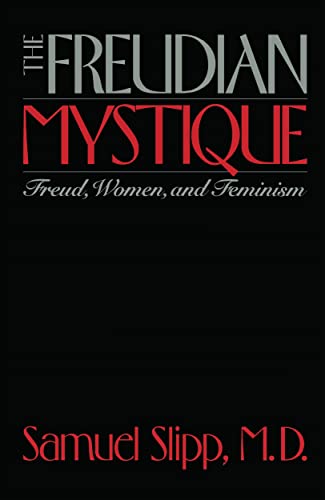 Book cover: "The Freudian Mystique" by Samuel Slipp, with red and gray text.