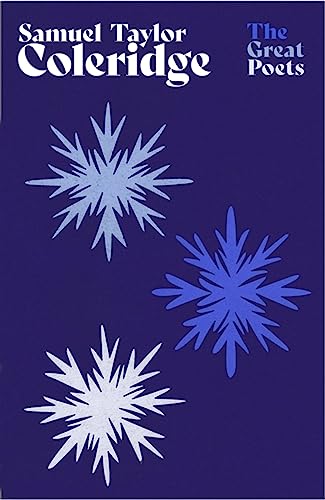 Dark blue book cover with stylized white and blue snowflake designs.
