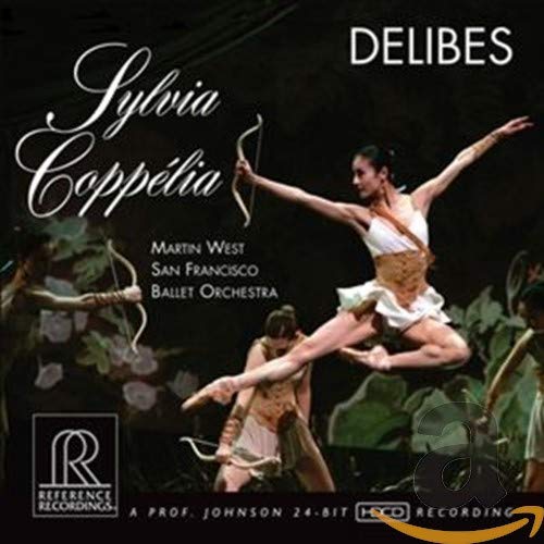 CD cover: Ballerina in mid-leap with orchestra details and composer's name.
