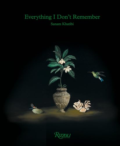 Book cover: floral still life with vase, hummingbird, and dark background.