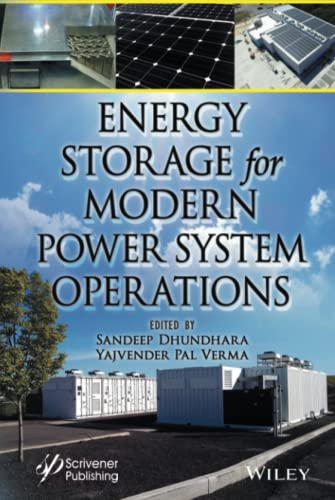 Book cover: "Energy Storage for Modern Power System Operations" with battery images.