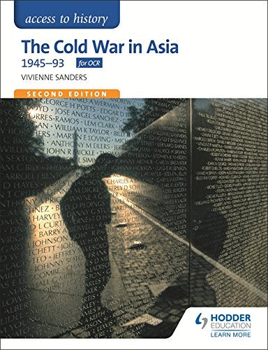 Book cover with "The Cold War in Asia" title and Vietnam War memorial image.