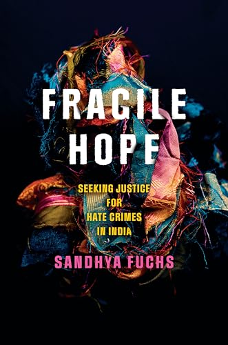 Book cover: "Fragile Hope," featuring colorful fabric and bold white text.