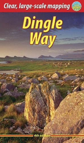 Cover of Dingle Way map featuring a rocky landscape with distant hills and sea.