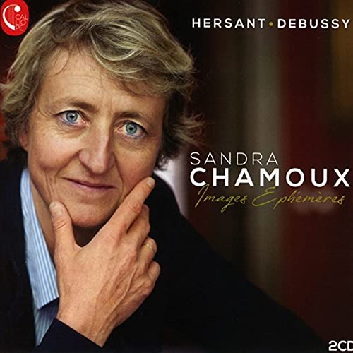 CD cover featuring portrait of Sandra Chamoux, a woman with short hair.