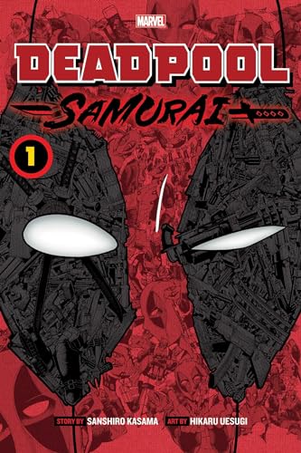 Cover art of Deadpool: Samurai Vol. 1 featuring a stylized Deadpool mask on red.