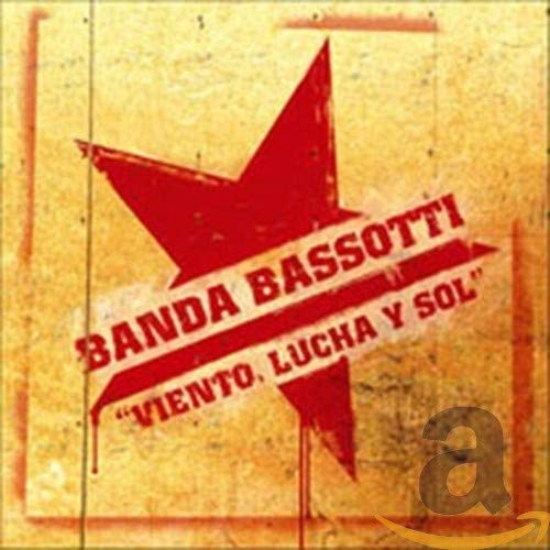 CD cover with a red star and text: "Banda Bassotti, Viento y Sol.
