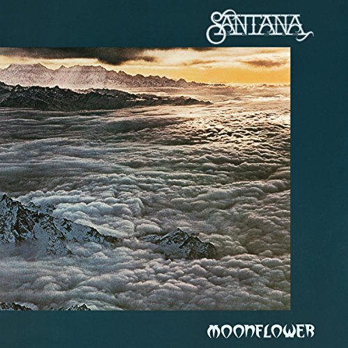 Santana’s “Moonflower” CD cover: mountains above a sea of clouds.