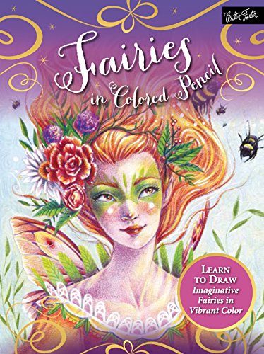 Book cover featuring a colorful, detailed drawing of a fairy with flowers.