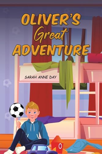 Book cover: boy with soccer ball in a bedroom with a bunk bed.