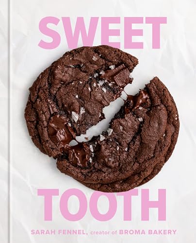 Book cover: “Sweet Tooth” with a broken chocolate chip cookie image.