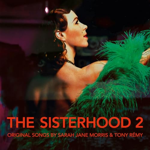 CD cover featuring Sarah Jane Morris with green feathers, text reads "The Sisterhood 2".