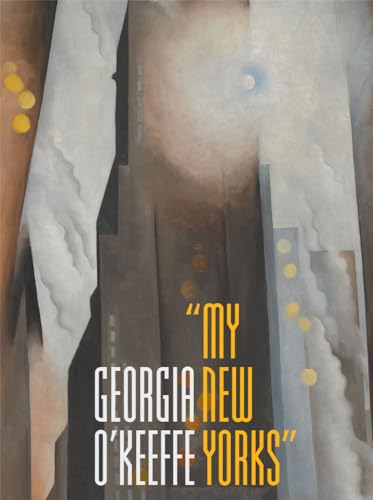 Book cover featuring an abstract painting of New York skyscrapers with yellow and white text.