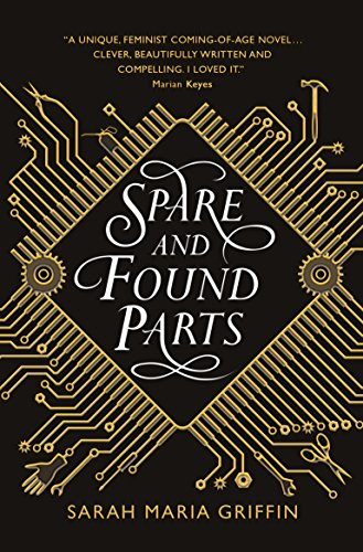 Book cover: “Spare and Found Parts” with gold circuit board design.