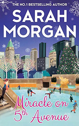 Book cover featuring people ice skating in a city park with a Christmas tree.