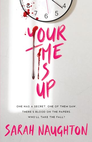 Book cover: clock with dripping red paint and bold pink title text.