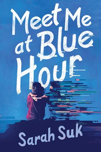 Book cover showing two people against a blue background with digital glitch effects.