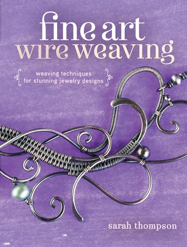 Book cover featuring silver wire jewelry on a purple background.
