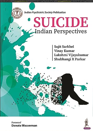 Book cover titled Suicide: Indian Perspectives with a silhouette of a person sitting down.