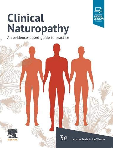 Book cover: “Clinical Naturopathy,” 3e, with silhouettes of three people.