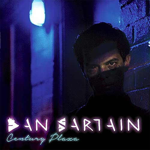 CD cover for Dan Sartain’s “Century Plaza” featuring a shadowed portrait.