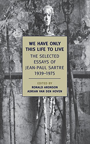 Book cover with a bust and text: "WE HAVE ONLY THIS LIFE TO LIVE.
