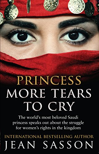 Close-up of a woman with a red head covering and the book title “Princess.”