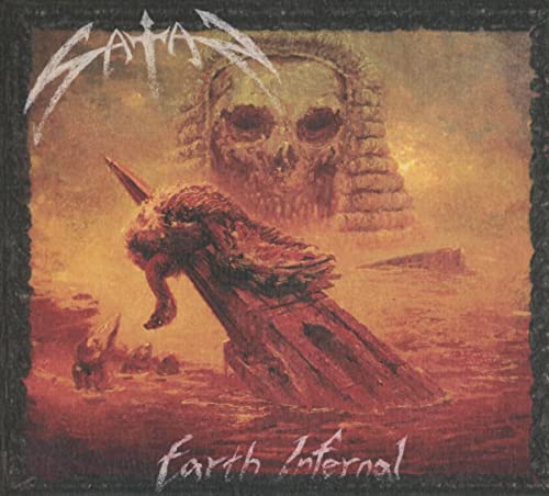 CD cover for "Satan - Earth Infernal" featuring a skull and sword.