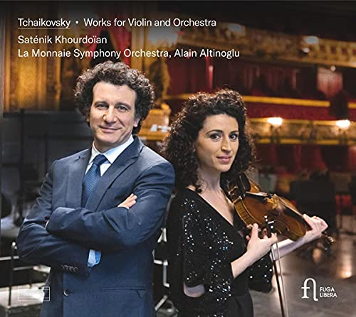 CD cover featuring violinist and conductor, Satenik Khourdoian and Alain Alti.