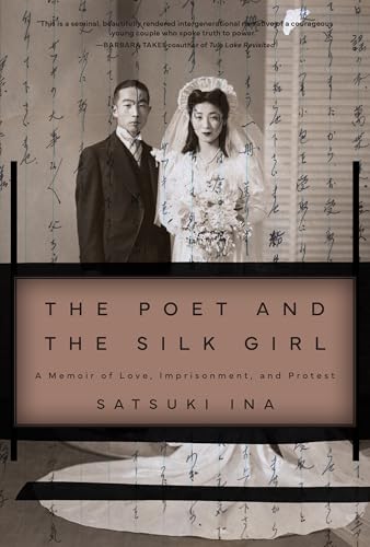 Vintage wedding photo of a couple, book cover with title and author.
